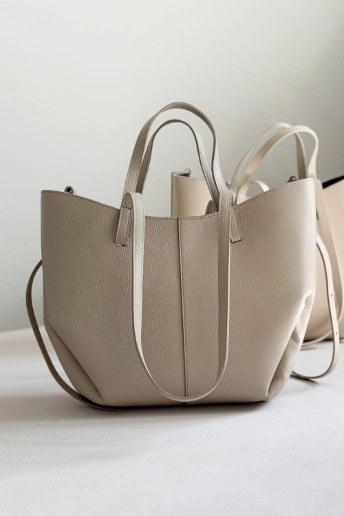 Torebka Bella shopper skóra