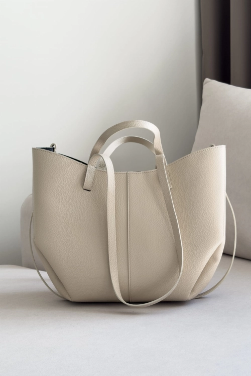 Torebka Bella shopper ecru